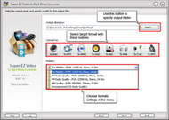 Super-EZ Video to Mp3/Wma Converter screenshot